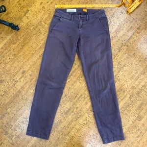 Pilcro and the Letterpress Mauve Straight Pants 25